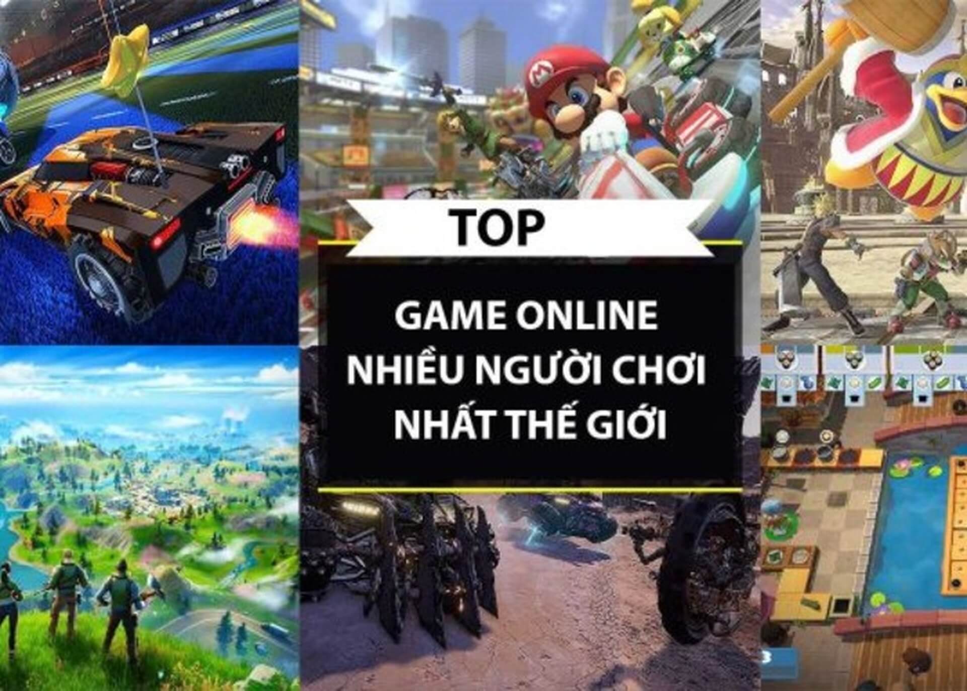 Top game onlne được yêu thích nhất